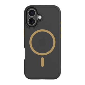 iPhone 17 TACTICAL MAGFORCE HYPERSTEALTH 2.0 szilikon telefonvédő ütésállóság, MagSafe, FEKETE/CITROMSÁRGA