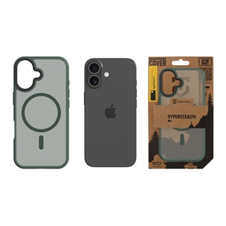iPhone 17 TACTICAL MAGFORCE HYPERSTEALTH szilikon telefonvédő ütésállóság, MagSafe, SÖTÉTZÖLD
