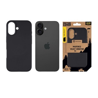 iPhone 17 TACTICAL MAGFORCE VELVET SMOOTHIE szilikon telefonvédő ütésállóság, MagSafe, FEKETE