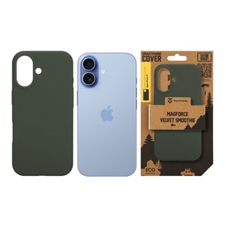 iPhone 17 TACTICAL MAGFORCE VELVET SMOOTHIE szilikon telefonvédő ütésállóság, MagSafe, SÖTÉTSZÜRKE