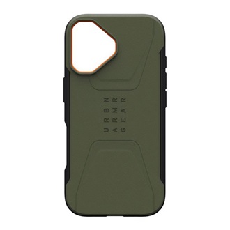 iPhone 17 UAG CIVILIAN defender szilikon telefonvédő erős ütésállóság, MagSafe, SÖTÉTZÖLD