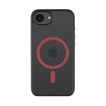 iPhone 17e / 16e TACTICAL MAGFORCE HYPERSTEALTH 2.0 szilikon telefonvédő ütésállóság, MagSafe, FEKETE/PIROS
