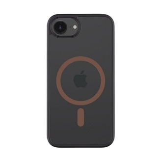 iPhone 17e / 16e TACTICAL MAGFORCE HYPERSTEALTH 2.0 szilikon telefonvédő ütésállóság, MagSafe, FEKETE/SÖTÉTBARNA