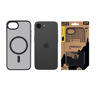iPhone 17e / 16e TACTICAL MAGFORCE HYPERSTEALTH szilikon telefonvédő ütésállóság, MagSafe, FEKETE