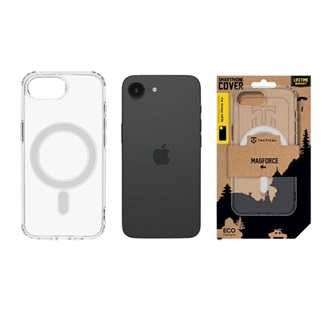 iPhone 17e / 16e TACTICAL MAGFORCE szilikon telefonvédő ütésállóság, MagSafe, ÁTLÁTSZÓ