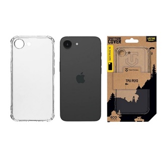 iPhone 17e / 16e TACTICAL TPU PLYO szilikon telefonvédő ütésállóság, légpárnás sarok, ÁTLÁTSZÓ