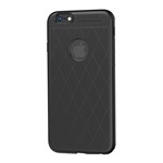 iPhone 6S Plus 5.5 HOCO ADMIRE szilikon telefonvédő ultravékony, logó kivágás, FEKETE