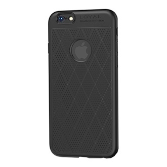 iPhone 6S Plus 5.5 HOCO ADMIRE szilikon telefonvédő ultravékony, logó kivágás, FEKETE