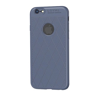 iPhone 6S Plus 5.5 HOCO ADMIRE szilikon telefonvédő ultravékony, logó kivágás, SÖTÉTKÉK