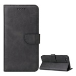 iPhone 7 Plus 5.5 Gigapack Tok álló, bőr hatású FLIP, prémium, FEKETE