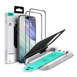 iPhone Air ESR ULTRAFIT képernyővédő üveg 2db 2.5D, 9H + segédkeret, ÁTLÁTSZÓ