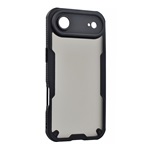 iPhone Air GIGAPACK Defender szilikon telefonvédő ütésállóság, kameravédő, FEKETE