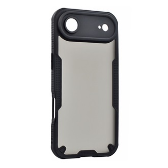 iPhone Air GIGAPACK Defender szilikon telefonvédő ütésállóság, kameravédő, FEKETE