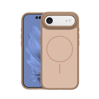 iPhone Air GIGAPACK Szilikon telefonvédő műanyag hátlap, MagSafe, BARNA