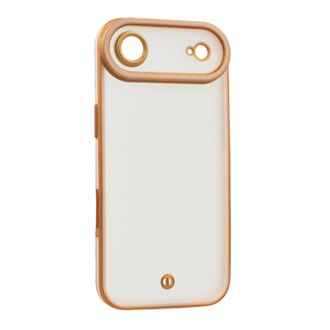 iPhone Air GIGAPACK Szilikon telefonvédő ütésállóság, kameravédő, ARANY/RÓZSASZÍN