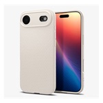 iPhone Air SPIGEN LIQUID AIR szilikon telefonvédő ütésállóság, rombusz, BÉZS