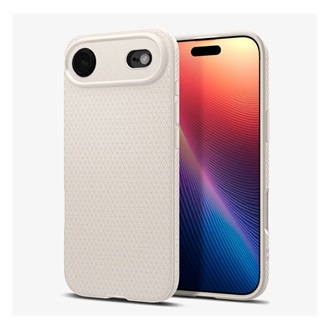 iPhone Air SPIGEN LIQUID AIR szilikon telefonvédő ütésállóság, rombusz, BÉZS