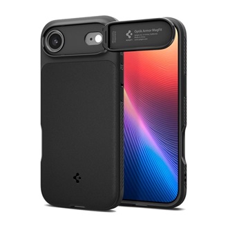 iPhone Air SPIGEN OPTIK ARMOR MAG szilikon telefonvédő kameravédő, MagSafe, FEKETE