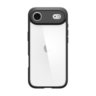 iPhone Air SPIGEN ULTRA HYBRID műanyag telefonvédő ütésállóság, légpárnás keret, ÁTLÁTSZÓ/FEKETE