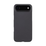 iPhone Air TACTICAL MAGFORCE ARAMID szilikon telefonvédő ultravékony, karbon minta, FEKETE