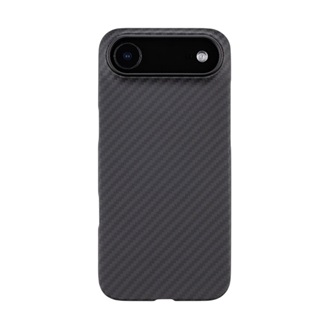iPhone Air TACTICAL MAGFORCE ARAMID szilikon telefonvédő ultravékony, karbon minta, FEKETE