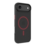 iPhone Air TACTICAL MAGFORCE HYPERSTEALTH 2.0 szilikon telefonvédő ütésállóság, MagSafe, FEKETE/PIROS