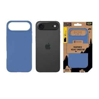 iPhone Air TACTICAL MAGFORCE VELVET SMOOTHIE szilikon telefonvédő ütésállóság, MagSafe, SÖTÉTKÉK