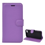 iPhone SE 3 (2022) GIGAPACK Tok álló, bőr hatású FLIP, prémium, LILA