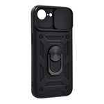 iPhone SE 4 (2025) GIGAPACK Defender szilikon telefonvédő ütésállóság, kameravédő, FEKETE