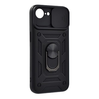 iPhone SE 4 (2025) GIGAPACK Defender szilikon telefonvédő ütésállóság, kameravédő, FEKETE