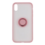 iPhone XR 6.1 BASEUS szilikon telefonvédő asztali tartó, mágneses, RÓZSASZÍN