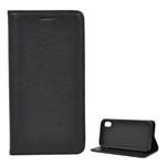 iPhone XR 6.1 Gigapack tok álló, bőr hatású FLIP, asztali tartó, FEKETE