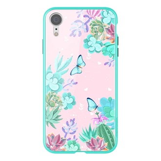 iPhone XR 6.1 NILLKIN FLORAL szilikon telefonvédő ütésállóság, virág, SZÍNES