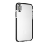 iPhone XS 5.8 4-OK szilikon telefonvédő ütésállóság, légpárnás keret, FEKETE