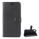 iPhone XS 5.8 GIGAPACK tok álló, bőr hatású FLIP, prémium, FEKETE