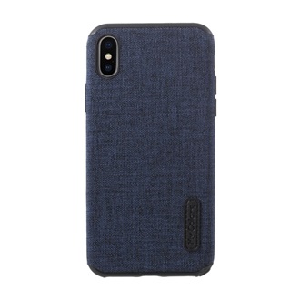 iPhone XS 5.8 Gigapack Szilikon telefonvédő textil bevonat SÖTÉTKÉK