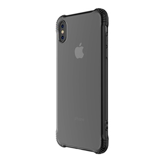 iPhone XS 5.8 HOCO ARMOR szilikon telefonvédő ütésállóság, átlátszó hátlap, SZÜRKE