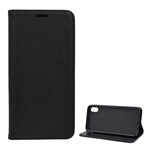 iPhone XS Max 6.5 Gigapack tok álló, bőr hatású FLIP, asztali tartó, FEKETE