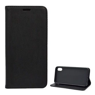 iPhone XS Max 6.5 Gigapack tok álló, bőr hatású FLIP, asztali tartó, FEKETE