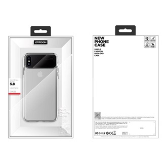 iPhone XS Max 6.5 JOYROOM DREAMLAND telefonvédő szilikon keret üveg hátlap ÁTLÁTSZÓ