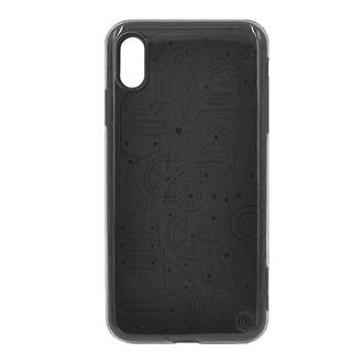 iPhone XS Max 6.5 NILLKIN MACHINERY szilikon telefonvédő fogaskerék FEKETE