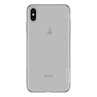 iPhone XS Max 6.5 NILLKIN NATURE szilikon telefonvédő 0.6mm, ultravékony, SZÜRKE