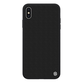 iPhone XS Max 6.5 NILLKIN TEXTURED szilikon telefonvédő érdes felület, 3D, FEKETE