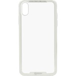 iPhone XS Max 6.5 ROAR Glass Airframe telefonvédő szilikon keret BUMPER, üveg hátlap, FEHÉR