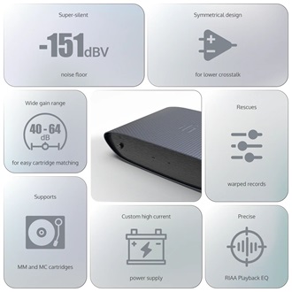 ifi ZEN Air Phono 2 lemezjátszó előerősítő kék-szürke