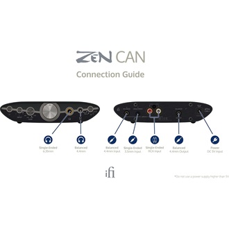 ifi ZEN CAN 3 Jack 4,4;  RCA; Jack 3,5 fejhallgató erősítő