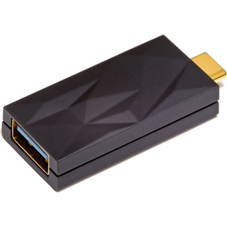 ifi iSilencer+ CA USB-C -> USB-A 3.0 M/F zavarszűrő fekete