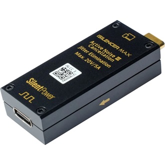 ifi iSilencer Max USB-C -> USB-C M/F aktív zavarszűrő fekete
