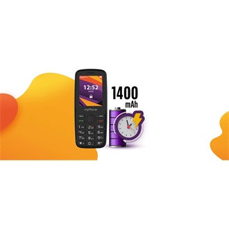 myPhone 6410 Dual SIM mobiltelefon fekete