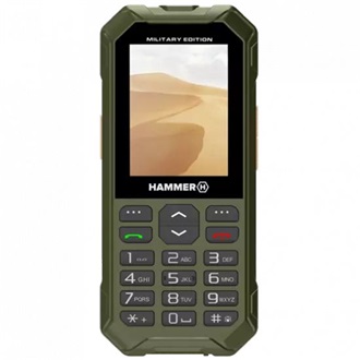 myPhone HAMMER 6 LTE Military Edition Dual SIM ütésálló mobiltelefon fekete-zöld